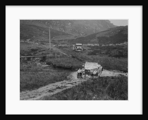 Riley Lynx of NH Keep competing in E&DMC Scottish 6 Days Trial, 1933. by Bill Brunell