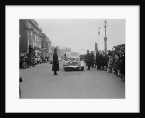 Ford V8 of K Hutchison at the RAC Rally, 1935 by Bill Brunell