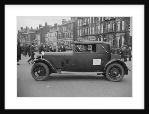 Talbot 14-45 sportsman's coupe of RG Roberts at the Southport Rally, 1928 by Bill Brunell
