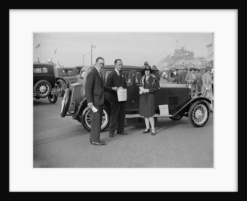 Riley Monaco saloon at the Southport Rally, 1928 by Bill Brunell