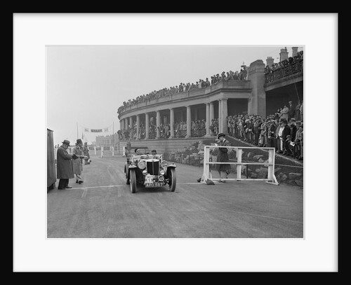MG of JH Spencer competing in the Blackpool Rally, 1936 by Bill Brunell