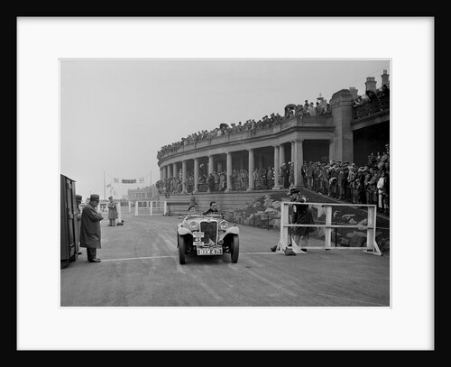 Singer of DE Harris competing in the Blackpool Rally, 1936 by Bill Brunell