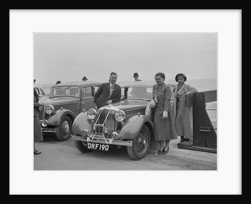 Jaguar SS of RE Sandland at the Blackpool Rally, 1936 by Bill Brunell
