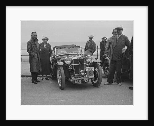 MG PA of PA Rippon at the Blackpool Rally, 1936 by Bill Brunell