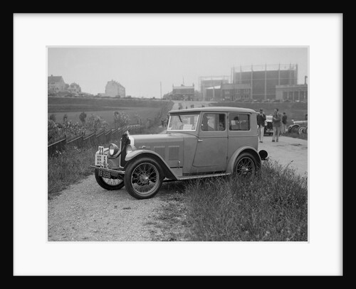 Wolseley Hornet saloon of DEM Douglas-Morris at the B&HMC Brighton Motor Rally, 1930 by Bill Brunell