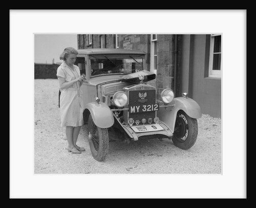 Bianchi saloon of Kitty Brunell at the B&HMC Brighton Motor Rally, 1930 by Bill Brunell