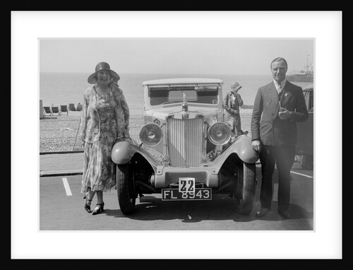 MG 18/80 of Mrs R Gough at the B&HMC Brighton Motor Rally, 1930 by Bill Brunell