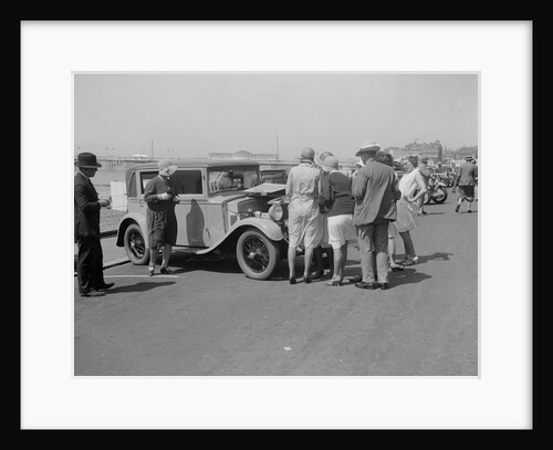Bianchi saloon of Kitty Brunell at the B&HMC Brighton Motor Rally, Brighton, Sussex, 1930 by Bill Brunell