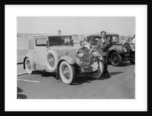 Alvis of Henken Widengren at the B&HMC Brighton Motor Rally, Brighton, Sussex, 1930 by Bill Brunell
