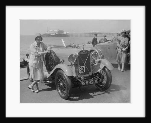 Salmson of Mrs PJM Midgley at the B&HMC Brighton Motor Rally, Brighton, Sussex, 1930 by Bill Brunell