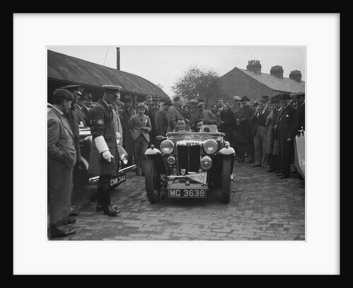 MG PA of AC Sears at the RAC Rally, 1939 by Bill Brunell