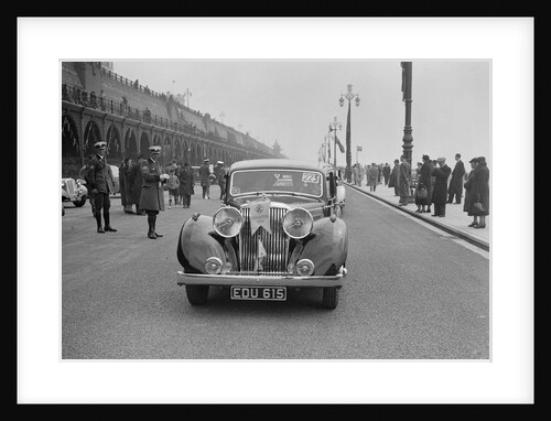 Jaguar SS of Elsie Wisdom at the RAC Rally, Brighton, Sussex, 1939 by Bill Brunell