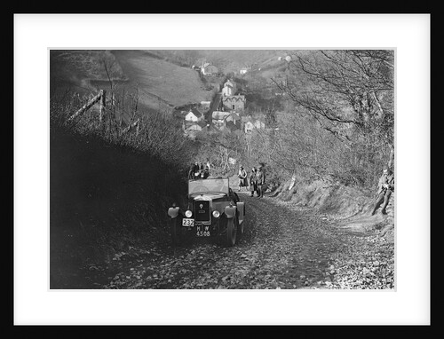 Singer Junior of RW Everard competing in the MCC Lands End Trial, Beggars Roost, Devon, 1929 by Bill Brunell