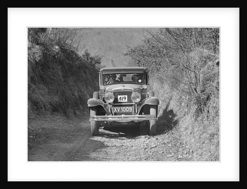 Gardner of HH Vaughan-Knight competing in the MCC Lands End Trial, Beggars Roost, Devon, 1929 by Bill Brunell