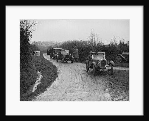 Austins of WCH Pitts and JC Thorowgood competing in the MCC Exeter Trial, 1928 by Bill Brunell