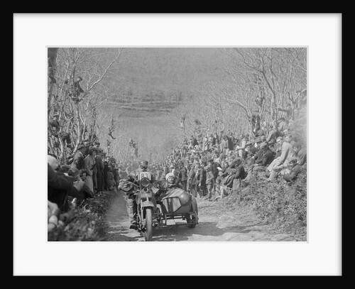 Harley-Davidson of RW Praill, MCC Lands End Trial, Hustyn Hill, Wadebridge, Cornwall, 1933 by Bill Brunell