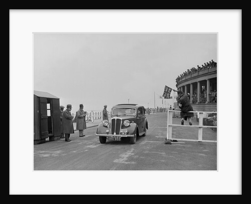 Standard Flying Sixteen of JR Bentley competing in the Blackpool Rally, 1936 by Bill Brunell