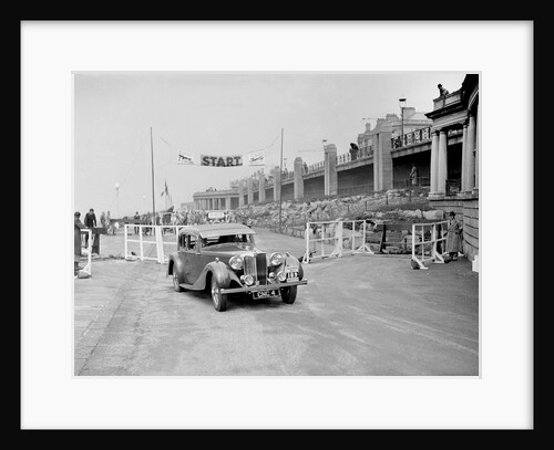 MG SA of GB Hall competing in the Blackpool Rally, 1936 by Bill Brunell