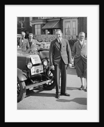 FF Austin with his winning Morris Cowley at the Southport Rally, 1928 by Bill Brunell