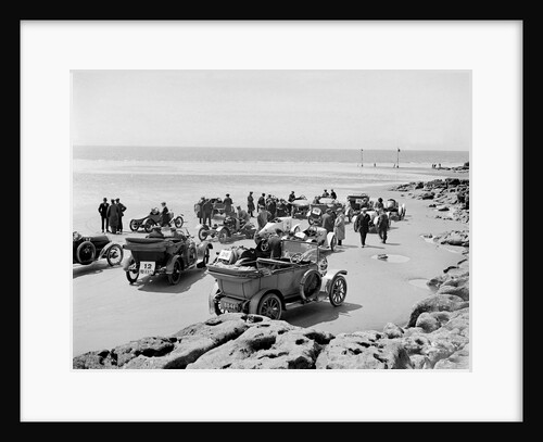 Cars at Porthcawl Speed Trials, Wales, early 1920s by Bill Brunell