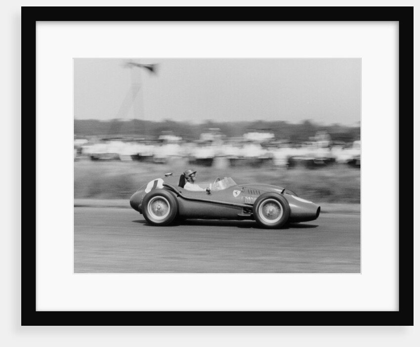 Peter Collins in a Ferrari Dino, British Grand Prix, Silverstone, 1958 by Unknown