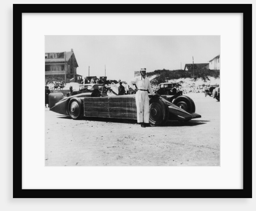 Henry Segrave with the Golden Arrow, Daytona Beach, Florida, USA, 1929 by Unknown