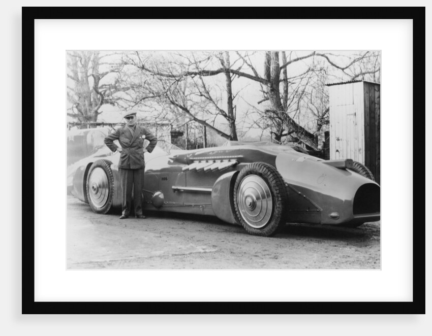 Malcolm Campbell with the 1933 Bluebird, 1933 by Unknown