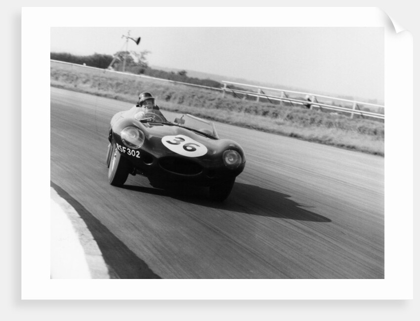 Jaguar D Type, Silverstone, 1961 by Unknown