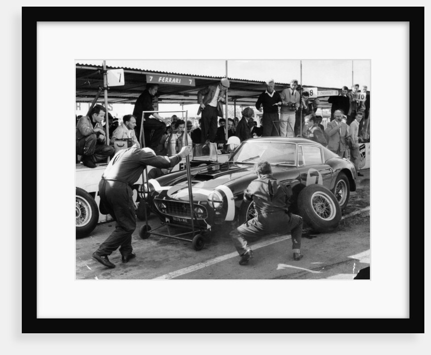 Stirling Moss in a Ferrari, Goodwood, 1961 by Unknown