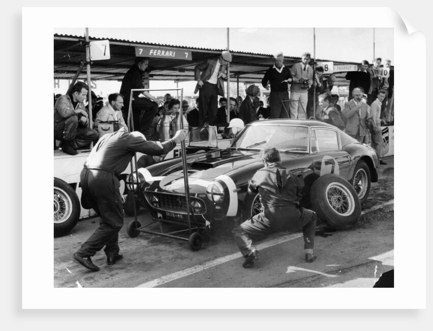 Stirling Moss in a Ferrari, Goodwood, 1961 by Unknown