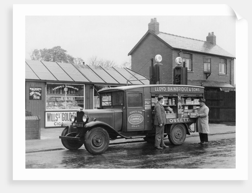 Mobile confectionery shop, a 1932 Bedford 30cwt WS lorry, (c1932?) by Unknown