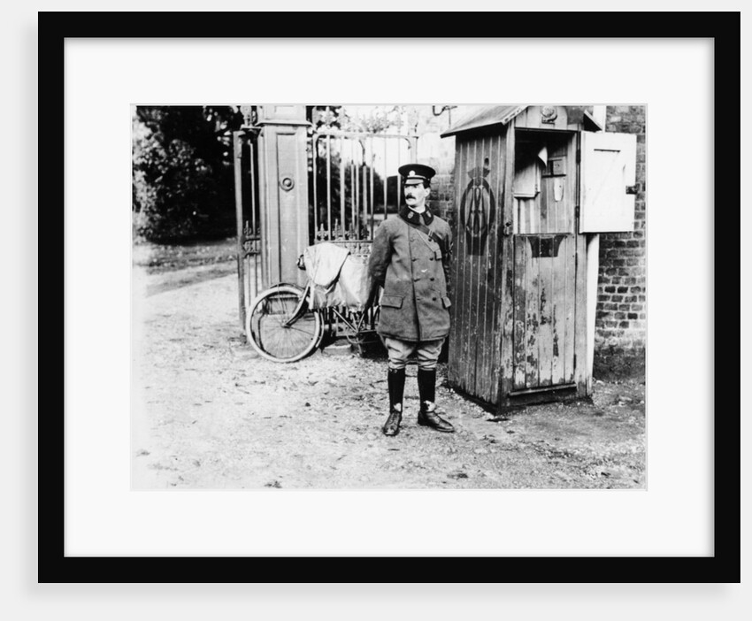 Early AA telephone box by Anonymous