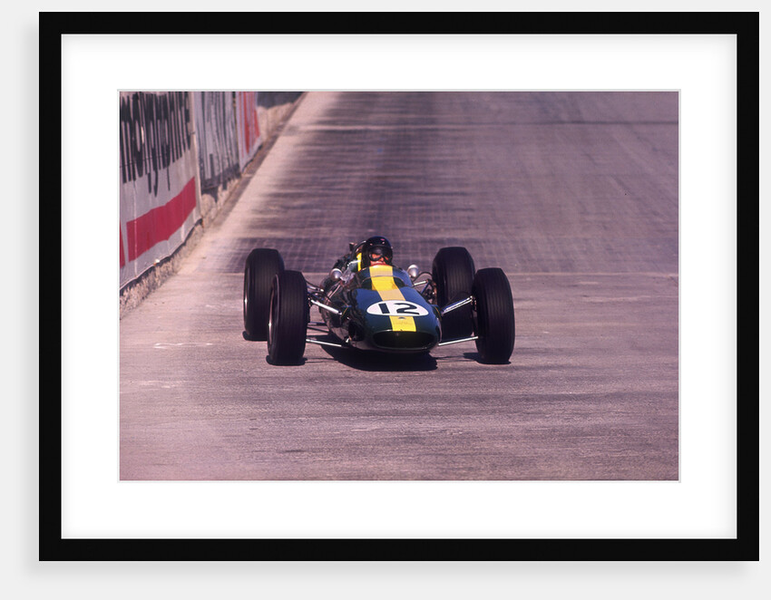 Jim Clark driving a Lotus, Monaco Grand Prix, 1964 by Unknown