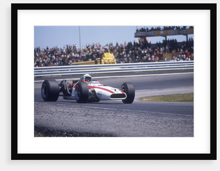 John Surtees driving a Honda, Spanish Grand Prix, Jarama, 1968 by Unknown