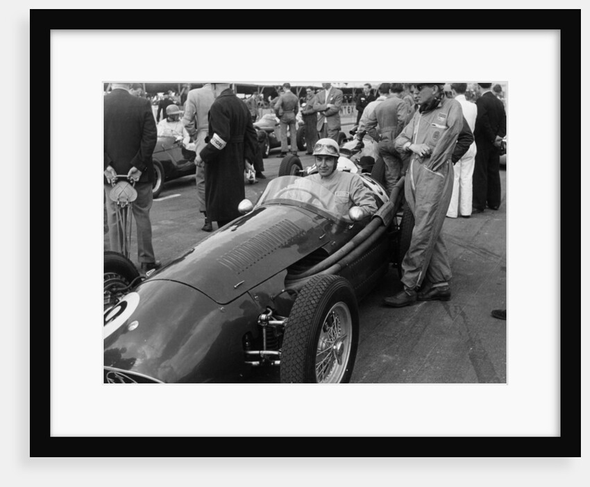 Roy Salvadori in a Maserati, Goodwood, 1954 by Unknown