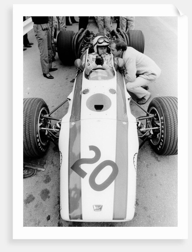 John Surtees in Honda V12, Belgian Grand Prix, 1968 by Unknown