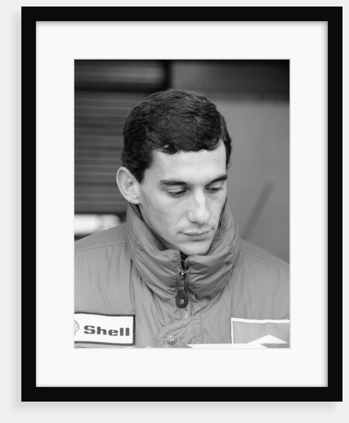 Ayrton Senna, in his first season with McLaren, 1988 by Unknown