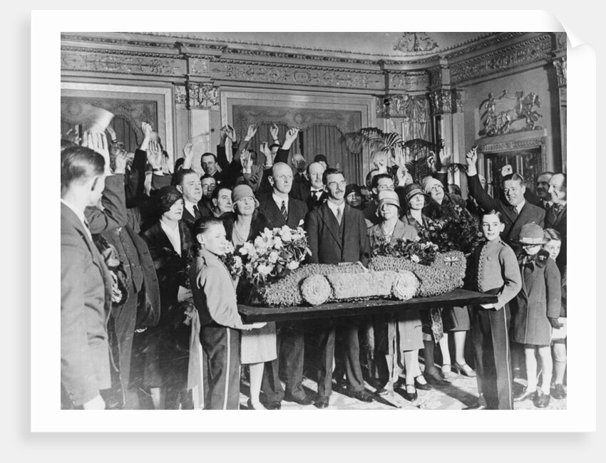 Presentation to Sir Henry Segrave after successful Land Speed Record attempt, 1929 by Unknown