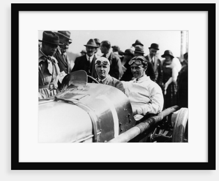 Henry Segrave at the wheel of a 1922 Sunbeam, 1920s by Unknown