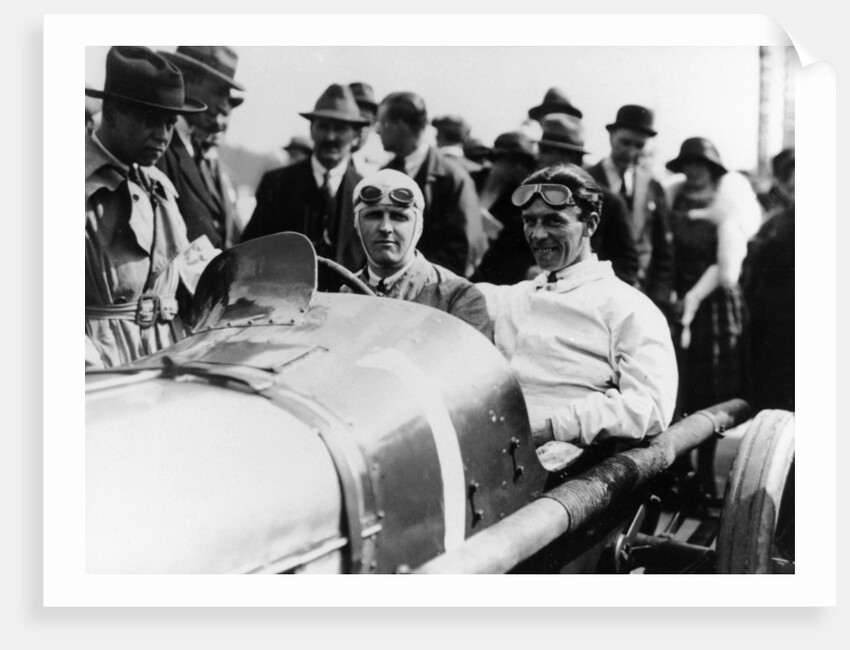 Henry Segrave at the wheel of a 1922 Sunbeam, 1920s by Unknown