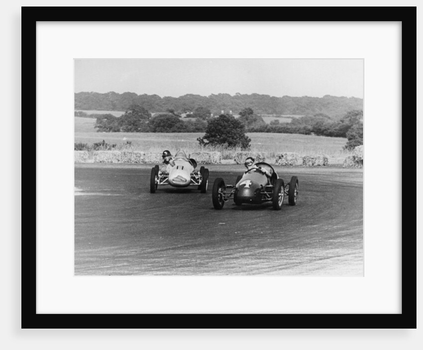 Don Parker and Peter Collins, Silverstone, 1949 by Unknown