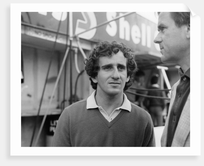 Alain Prost at the British Grand Prix, Brands Hatch, Kent, 1984 by Unknown