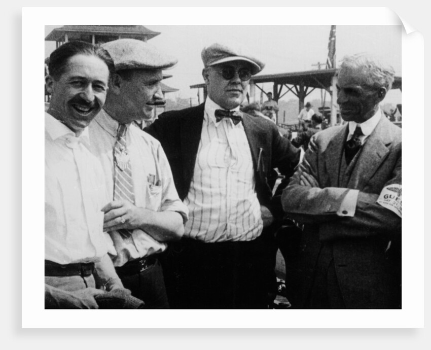 Jules Goux, Barney Oldfield and Henry Ford, Indianapolis, 1921 by Unknown