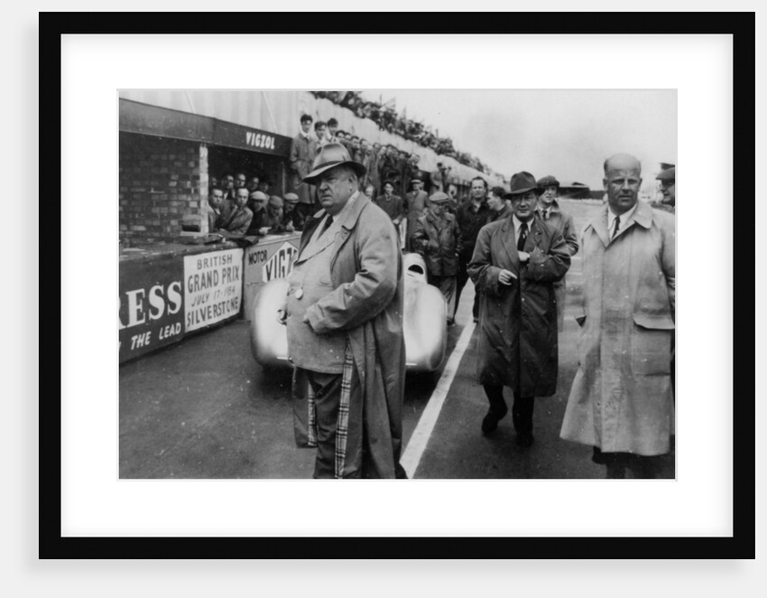 Alfred Neubauer, Mercedes team manager, 1954 by Unknown