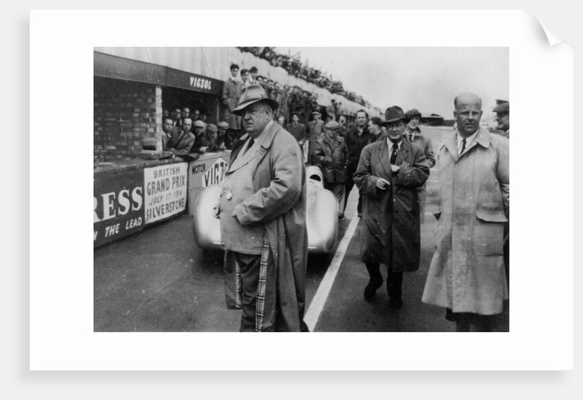 Alfred Neubauer, Mercedes team manager, 1954 by Unknown