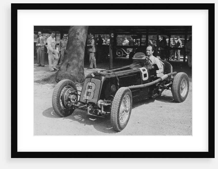 Raymond Mays in his 1.5 litre ERA, Donington,1937 by Unknown