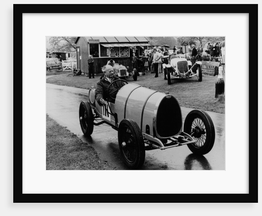 Raymond Mays in a Bugatti Brescia, 1970s by Unknown