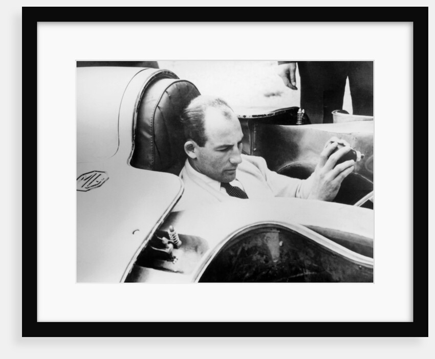 Stirling Moss in the MG EX181, 1957 by Unknown