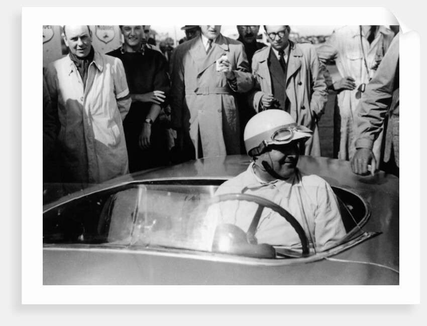 Hermann Lang in a Mercedes Benz 300 SL, Nurburgring 1000km, 1952 by Unknown