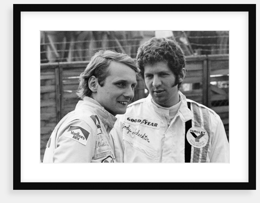 Niki Lauda and Jody Schekter, Race of Champions, Brands Hatch, Kent, 1973 by Unknown